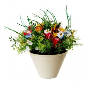 Blumenarrangement mit Keramiktopf